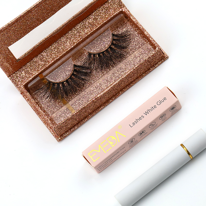 Best selling wholesale real mink 25mm lashes with package box YY