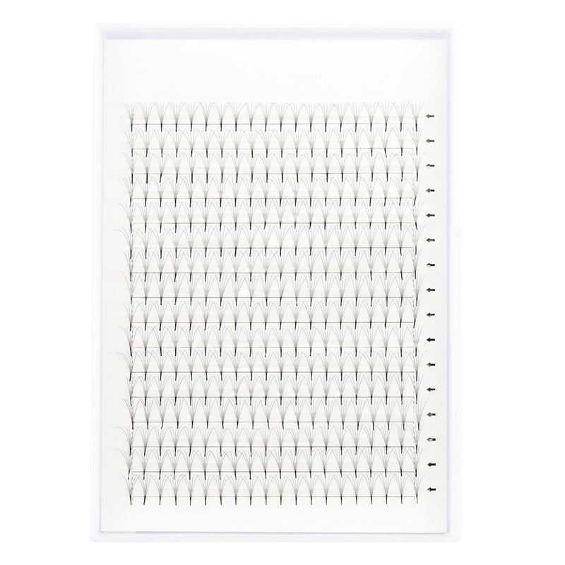 Wholesale 320 fans Big tray pointy base 0.07 premade fan lash extensions XJ85