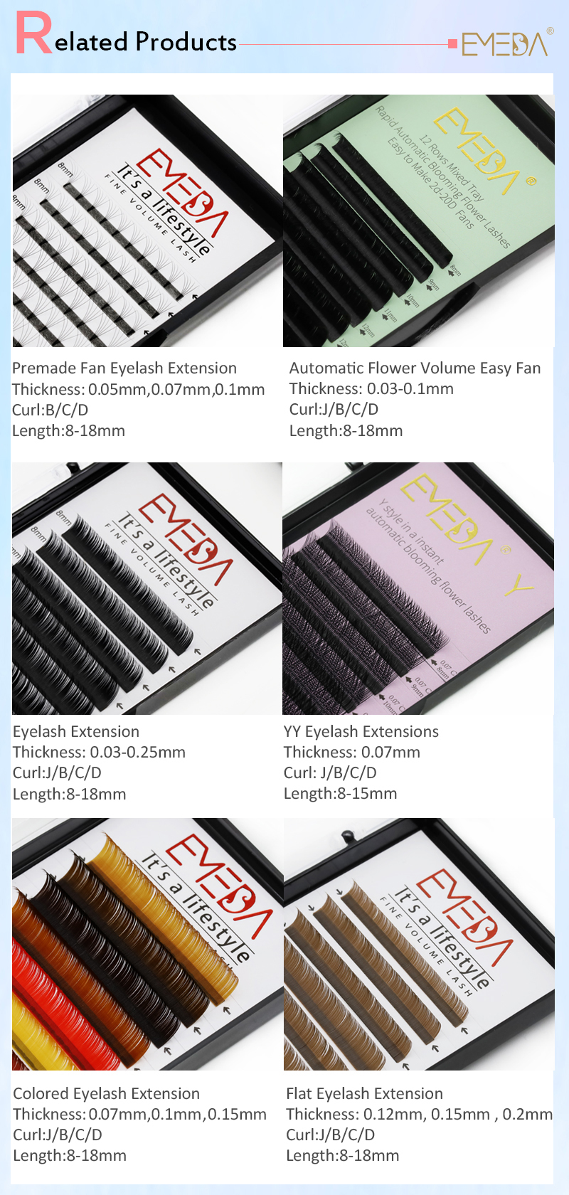 Inquiry for private label Russian volume lashes manufacturers wholesale eyelash vendor creating your own brand name YL97 2020