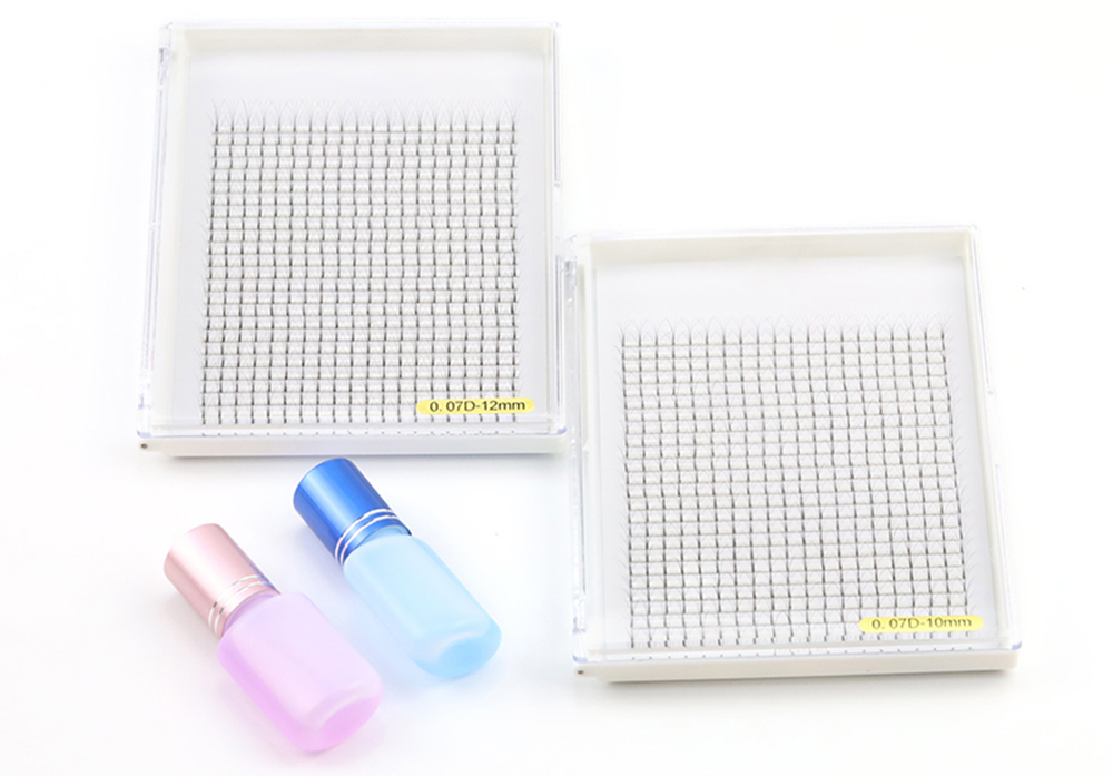 Pointy Base Premade Fans Large Tray Lash Extensions Whloesale