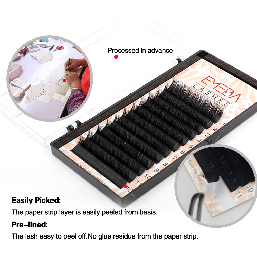 Wholesale Price C D Curl Russian Volume Eyelash Extension in the UK and the US YY72
