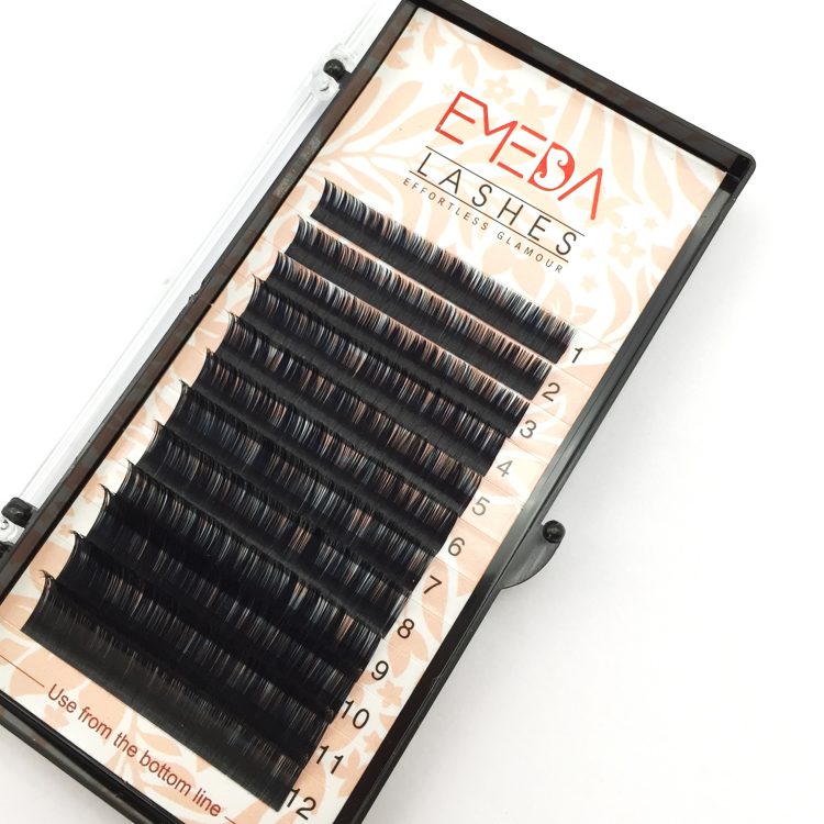 Wholesale Price C D Curl Russian Volume Eyelash Extension in the UK and the US YY72